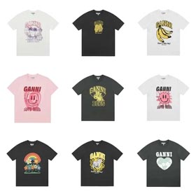 Ganni Casual mangas cortas sueltas (40 cp) -1234  