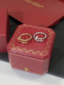 Cartier uña diamante anillo-3787  