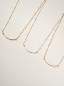 Tiffany sonrisa completo collar de diamantes-3827  