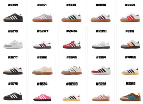 Liberty Londres x Adidas Originals SAMBA OG zapatillas de deporte para niños de tope bajo-4103  