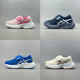 Asics Anti-colisión Cap Toe ligera suela suave de la parte baja de los niños zapatos de carrera-4119  