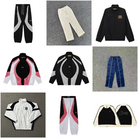 Corteiz color bloque cuello de soporte de un solo pecho de manga larga chaqueta-4797  