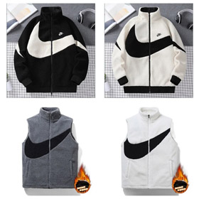 Chaqueta/chaleco reversible Nike Sportswear con logotipo grande-4811  