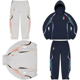 Semana Suprema 11 x Umbro colaboración con capucha traje de carrera-4853  