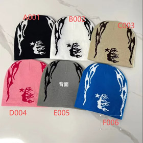 Hellstar strass bordado logo gorra de béisbol / sombrero de punto-5083  