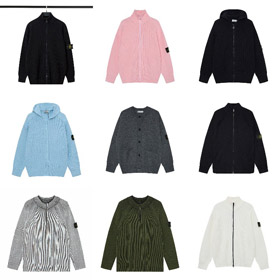 Suéter de cárdigan de la isla de piedra, color sólido de punto de manga larga con cremallera chaqueta-5228  