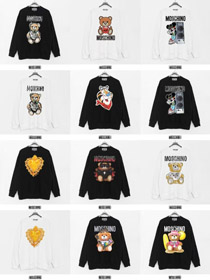 Moschino oso suelto casual sudadera de manga larga-5518  