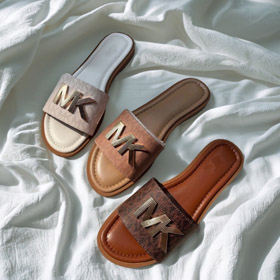 Nuevo Michael Kors sandalias con logo letras-5638  