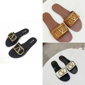 Valentino nueva sandalias planas de pie abierto-5658  