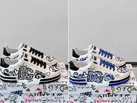 Dolce & Gabbana DG nuevas zapatillas de deporte estilo graffiti-5751  