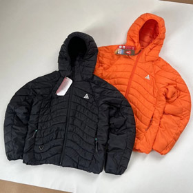 ACG a prueba de viento chaqueta de algodón con capucha nervada-5936  