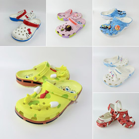 Crocs padre-hijo perforado sandalias de playa-5965  