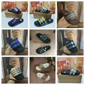 Burberry elegante casa de ocio zapatillas antideslizantes-2335