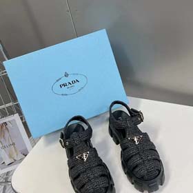 Nuevas sandalias y zapatillas de aumento de la altura de estilo europeo y americano tejido romano de