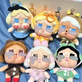 CRYBABY lágrimas fábrica de vinilo cara peluche muñeca caja ciega burbuja mart llanto bebé caja cieg
