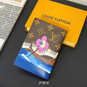 Louis Vuitton LV carta patrón pasaporte titular-3530