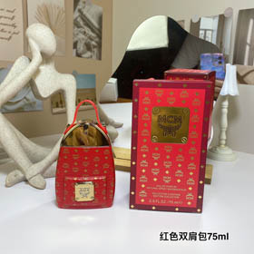 MCM mochila roja mujer perfume-3156