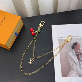 Louis Vuitton LV cereza carta bolso cadena bolso decoración-3622