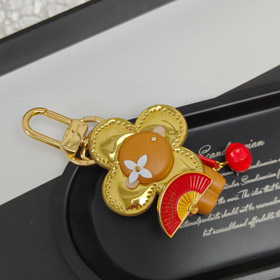 Louis Vuitton LV patrón floral día de San Valentín llavero-3656