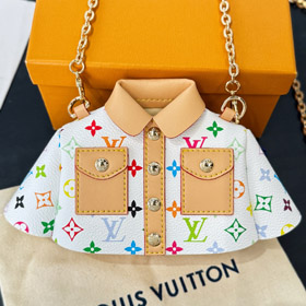 Louis Vuitton LV Mini Ropa Crossbody Bolso Bolso de auriculares rojo Packet-3658