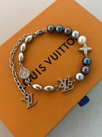 Louis Vuitton LV letra perla fusión pulsera-3671