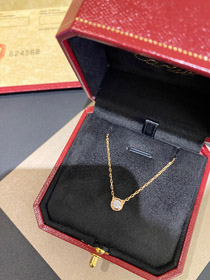 Cartier redondo diamante collar-3786