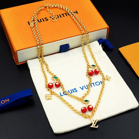 Louis Vuitton LV Cereza Carta Floral Collar-3814  