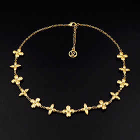 Louis Vuitton LV collar de flores sólidas-3822  