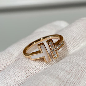 Tiffany sonrisa completo collar de diamantes-3828