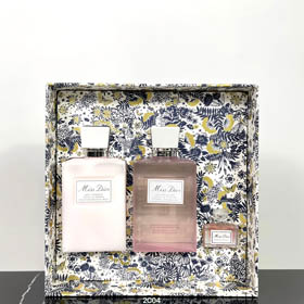 Dior floreciente cariño fragancia corporal de tres piezas flor caja-3432