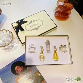 Dior caja amarilla perfume muestra de 5 piezas Set-3440