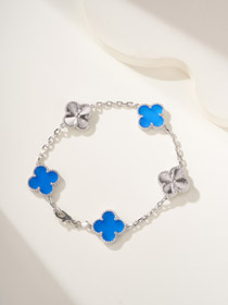 Van Cleef & Arpels Van Cleef & Arpels zafiro pulsera de flor de calcedonia-3904