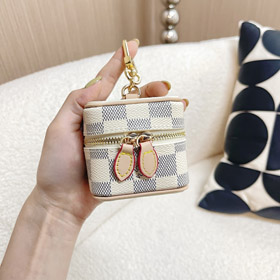 Louis Vuitton LV Mini bolso cosmético moneda bolso llavero colgante ornamento-3938