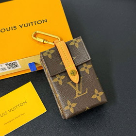 Louis Vuitton LV letra vintage caso de cigarrillo colgante ornamento-3939