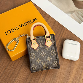 Louis Vuitton LV Mini bolso de música llavero colgante-3946