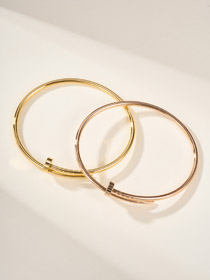 Cartier uña libre de diamantes pulsera delgada-3974