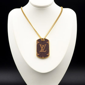 Louis Vuitton LV Militar Carta Collar-4025  