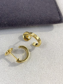 Cartier carta tornillo pendientes estrechos-4077
