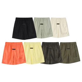 Esencial Nueva carta flocada secado rápido pantalones cortos casuales-2876