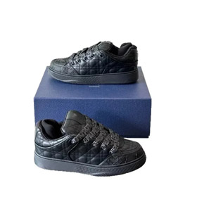 ERL DIOR cuero Raglan bordado floral zapatillas de moda-2922