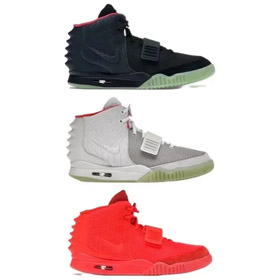 Nike Air Yeezy 2 nrg kanye oeste zapatos de baloncesto retro de alta parte de absorción de choques-2