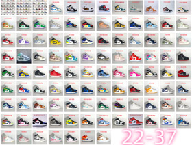 Nike NK Jordan Air Jordan 1 MID X-ray skeleton mid-top children's basketball shoes-4113